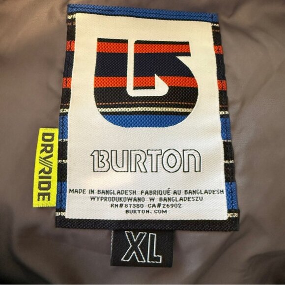 Burton Mountain Dew Collab Jacket Dryride Snowboarding Ski Snow Coat Mens XL - Picture 2 of 15